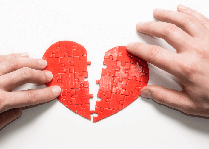 splitting a love puzzle