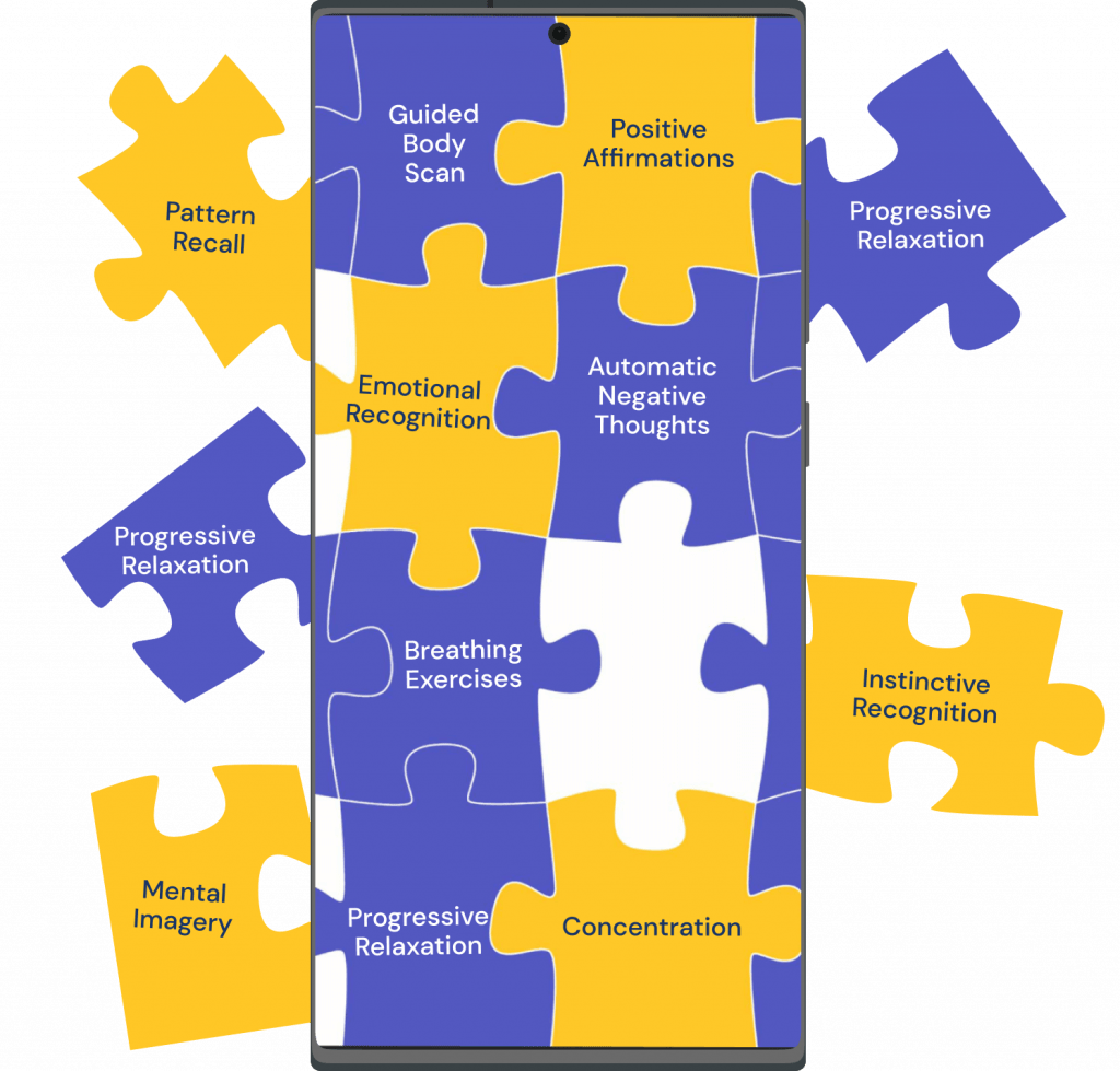 RelaxifyApp Mental health puzzle